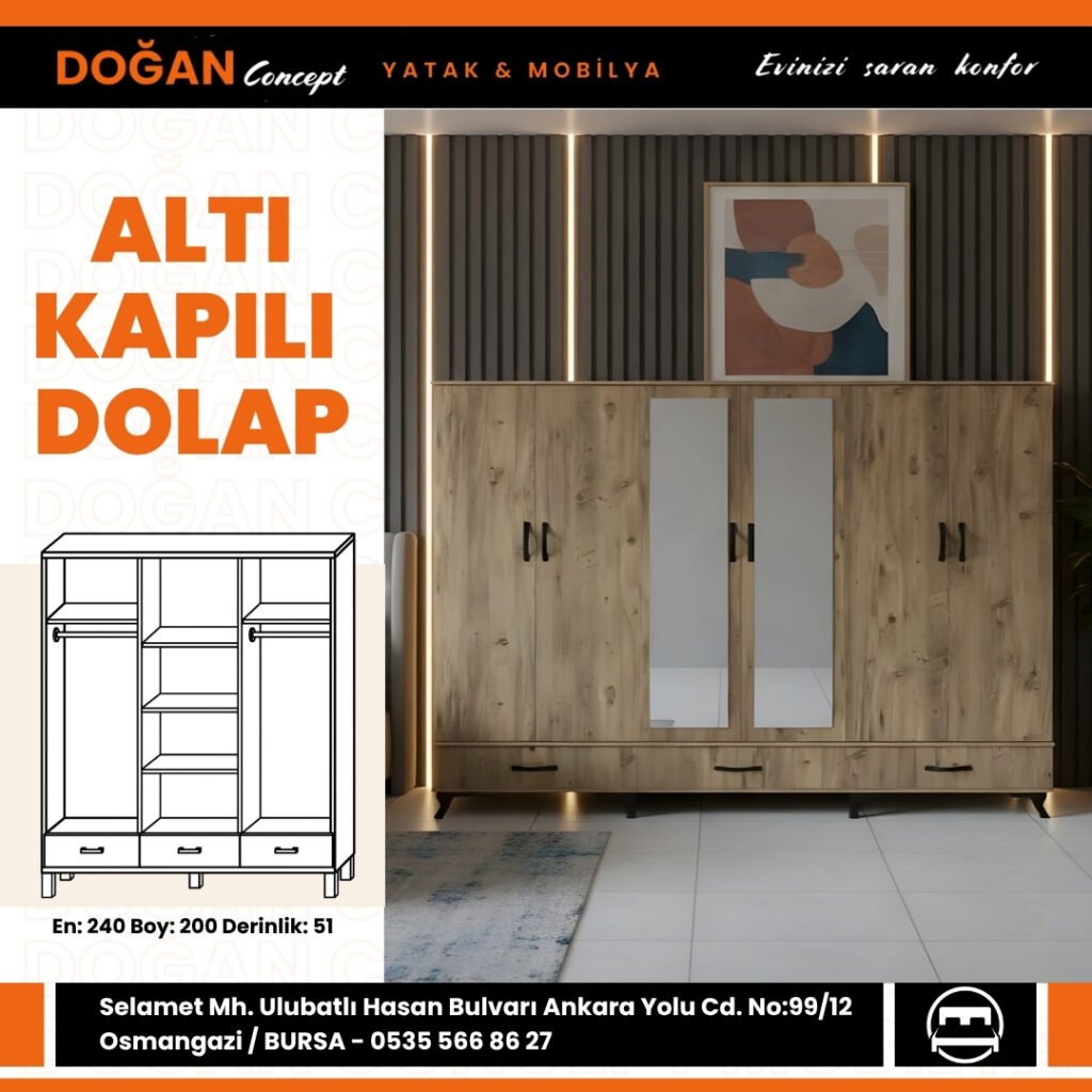 Altı Kapılı Dolap