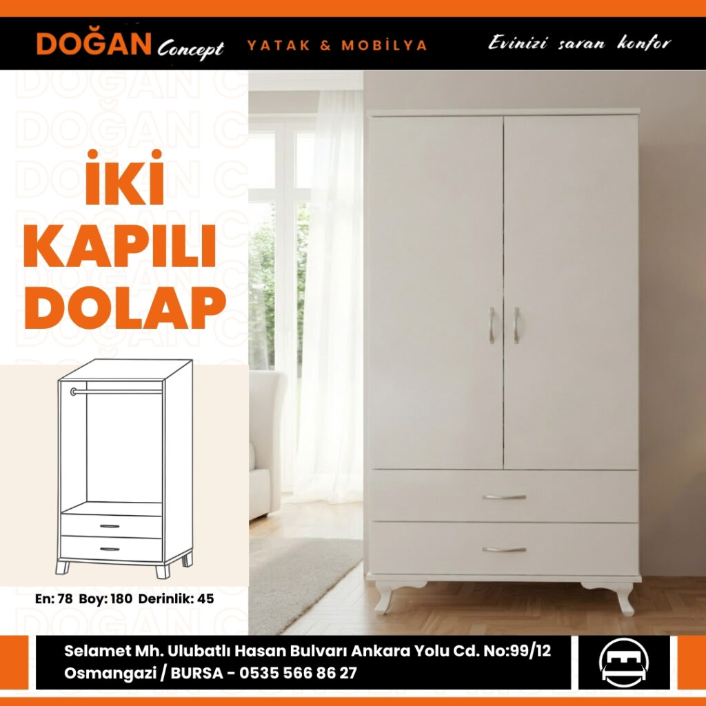İki Kapılı Dolap